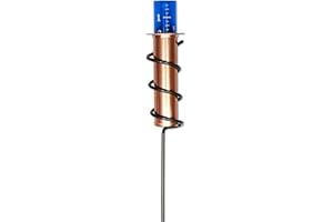 HUIKJI 15.7 Inch Alloy Rain Gauge,Garden Metal Rain Gauge Stake,Large Capacity Accurate Rain Gauge for Yard Deck Lawn Pathway Backyard Landscape Decor