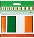 Produktbild Generique - Kunststoff-Girlande Irland Weiss-grün-orangenfarben 6m