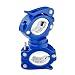 Produktbild VORCOOL 360 Grad Dreh Fahrrad Taschenlampe Halterung Einstellbar Leichte Gummi Lenker Extender Bike Bracket Clip Clamp (Blau und Weiß)