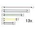 Produktbild 13- teiliges Set Gepäckspanner / Expander / Spanngummi / Spanngurt / Expanderhaken mit Sicherheitshaken Haken - 2x 30cm, 2x 45 cm, 2x 60 cm, 6x 80 cm, 1x 100cm von TK-Gruppe,