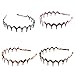 ZUOYETY Women Lady Plastic Teeth Comb Headband Zig Zag Wavy Hairband Hair Hoop Band Handmade Alice Bands