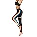 Produktbild Damen Leggings,Fitness Leggings Running Sport Stretch Hohe Taille Hosen Frauen Sport Gym Yoga Workout Mid Waist Running Hosen elastische Fitness Yogahose QINGXIA_ZI
