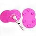 Lalang Silicone Makeup Brush Cleaning Mat Brush Scrubber Board Cosmetic Clean Tool (pink)