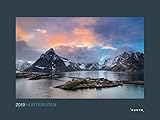 Hurtigruten 2019: Kalender 2019 (KUNTH Wandkalender Black Edition) by 