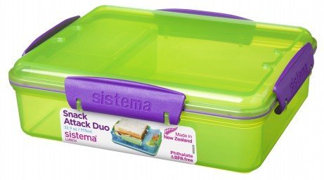 Sistema Snack Attack Boxen, 975ml, grün