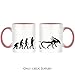Produktbild Evolution of a Xenomorph Design Two-Tone Tasse mit rosa Griff & Innen