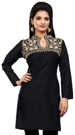 Long tunic vest street style for women black