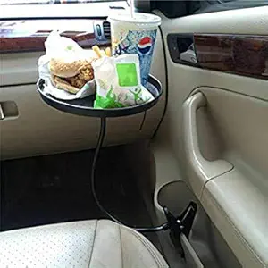 Shelzi Plastic Swivel Mount Holder Food Tray Table Stand Bracket for Car Folding Dining Table Drink Holder