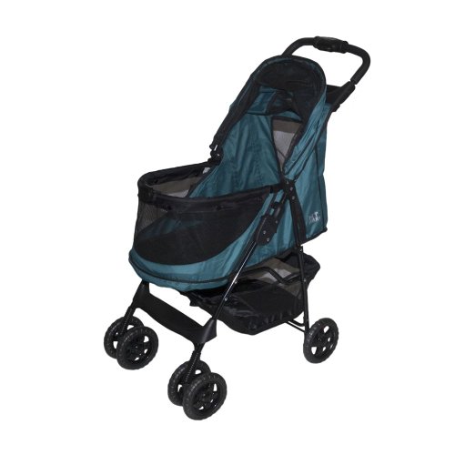 Pet-Gear-Happy-Trails-No-Zip-Stroller-Emerald-Green