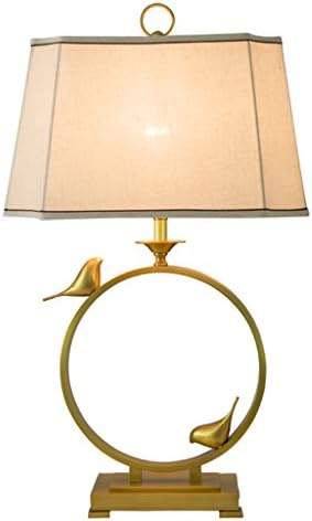 AJZGF Nordic creative lamp New China Modern Brass Desk Lamp Living Room Bedroom Bedside Hotel Suite Table lamp
