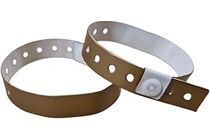 J&R Wristbands Vinyl Wristband 100-Piece Set