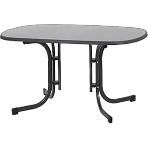 Amazon.de: MFG Tisch Klapptisch 132 x 90 cm, grau