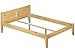 Produktbild Erst-Holz® Massivholzbett 140x200 Doppelbett Holzbett Futonbett Gästebett Massivholz Kiefer 60.52-14 oR