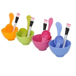 Gleader 4 in 1 DIY Makeup Set Mask Bowl Gauge Stick Brush - Image 6
