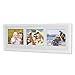 Produktbild Holz - G34 Rahmen für Bilder 10x15 13x18 15x20 mit weißem Passepartout Rahmen zum Aufhängen Farbe Weiß - Format 13x18