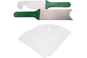 TPM GO Set di 7 strumenti per serratura della porta, 2 fogli di bypass in acciaio inox e 5 fogli di bypass in plastica