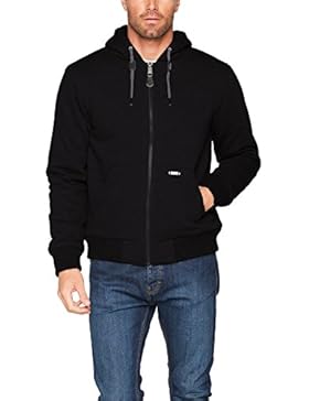 Brandit Herren Sportkapuzenpullover Sweatjacket mit Teddyfell