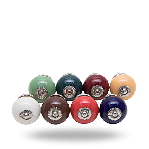 Preisvergleich Produktbild Set of 8 Ceramic Tomato Knobs