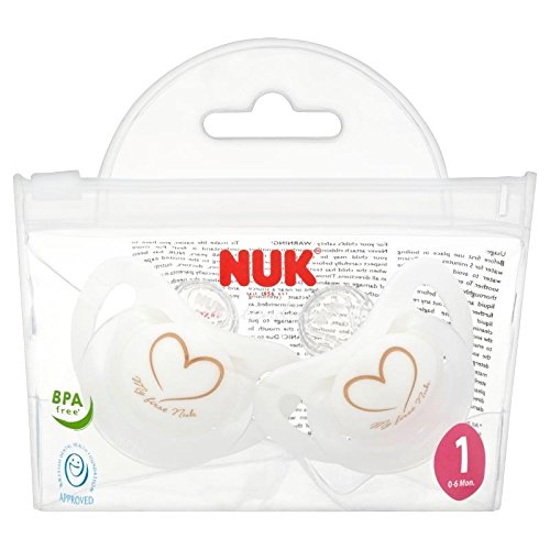 NUK Genius Silicone Soothers (Size 1) (0-6)