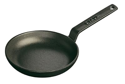 Staub 1221223 Mini Poêlette Fonte Noir Mat 12 Cm