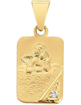 DIADORO Basics TAUFANHÄNGER SCHUTZENGEL Gold 585 Diamant 