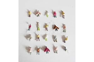 ARCHIFREUNDE 100 x Modell Stehende Sitzende Figuren Menschen Handbemalt 1:200 Spur Z