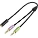 Produktbild Speaka Professional Klinke Audio Y-Adapter [2X Klinkenstecker 3.5mm - 1x Klinkenbuchse 3.5 mm] Schwa