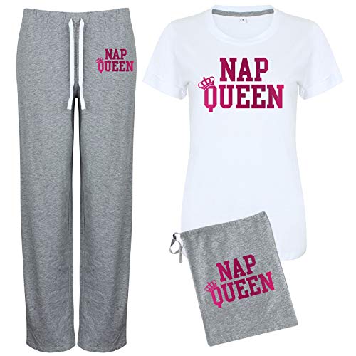 UKPrintwearNap Queen T-Shirt & Trousers Pyjamas Set