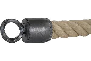 Repändlock/repskydd/repändhållare smidesjärn med ring för 30 mm ledstång/avstängningsrep/trapprep