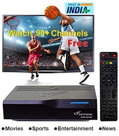 Review of Catvision Doordarshan Freedish Set Top Box for 90+ Channels