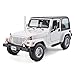 Produktbild SXET-Modellauto Modellauto Jeep Wrangler Sahara Geländewagen-Sammlung Modell Ornamente Legierung Modellauto 1:18 Modell Spielzeugauto (Farbe : Weiß)