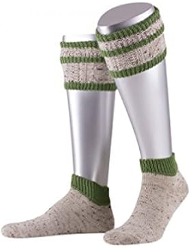ALMBOCK Trachten Loferl Herren | Trachtenstrümpfe 2 teilig in vielen Farben für Männer | Trachtensocken Wadenwärmer...