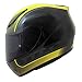 Produktbild MT Revenge Binomy Motorrad Helm - Schwarz/ Weiß/ Flu Gelb M