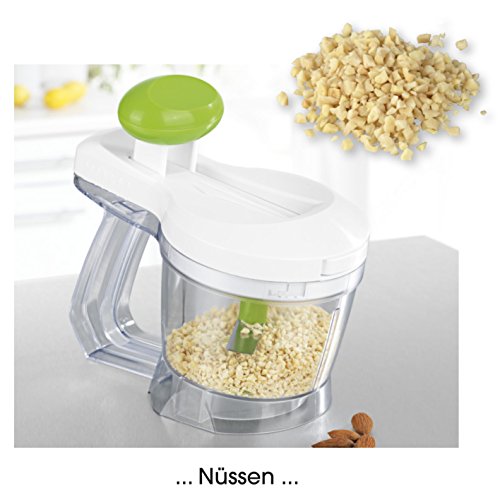 Gemüseschneider – handbetriebener Gemüse Häcksler ( Obst & Gemüse, Multi-Zerkleinerer, Universal-Zerkleinerer ) - 6