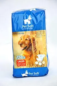 Dogista Pet Products Dog Diaer - (12 PCS), Large