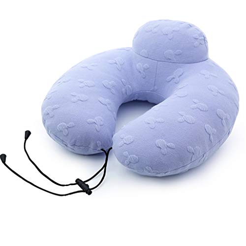 Preisvergleich Produktbild JSFQ U-förmiges Kissen Student Nackenkissen Tragbares Reisekissen für Flugzeuge Adult Nickenkissen U-förmiges Kissen (Farbe : A)
