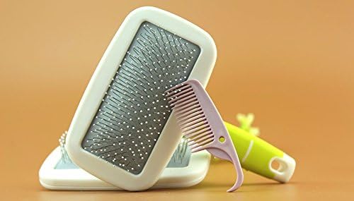 Open comb binding pet brushes, pet pet supplies pet comb,Yellow