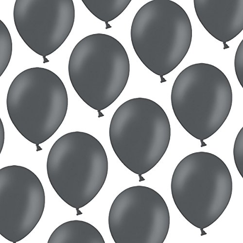 100 Luftballons - 23 cm - Pastell Grau - Formstabil - Kleenes Traumhandel®