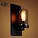 Produktbild Wall Light Home Wandleuchte Loft Wohnzimmer Bar Treppenhaus Treppenhaus Lager Industrielle Wandleuchte Nachtgarten Beleuchtung (Color : 15x35cm)