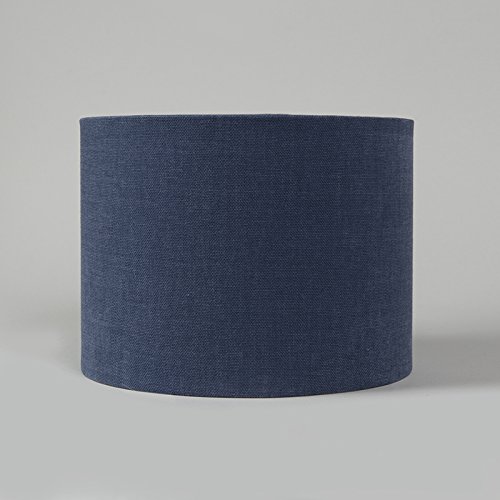 QAZQA Modern Polyester Lampenschirm 20/20/15 Zylinder antik blau , Rund gerade Schirm Pendelleuchte, Schirm Stehleuchte, - 7