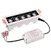Produktbild LED Einbauleuchter Deckenspot Warmweiß inkl. 5 LED Modul, LED Deckeneinbauleuchten für Wohnzimmerdecke, Esszimmer, Schränke, Büro, Werkbank