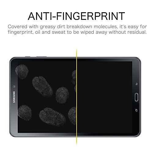 Fintie Samsung Galaxy Tab A 10.1 Panzergla Schutzfolie – Klar HD 9H stark kratzfest Hartglas Displayschutzfolie Glasfolie Screen Protector Displayschutz Folie Displayfolie für Samsung Galaxy Tab A 10,1 Zoll T580N / T585N Tablet (2016 Version) - 6