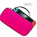 Produktbild Gehäuse kompatibel mit Nintendo Switch - Hartschützende Reise- und Aufbewahrungshülle für Nintendo Switch + Joy-Con-Controller + Game Cards [PINK]