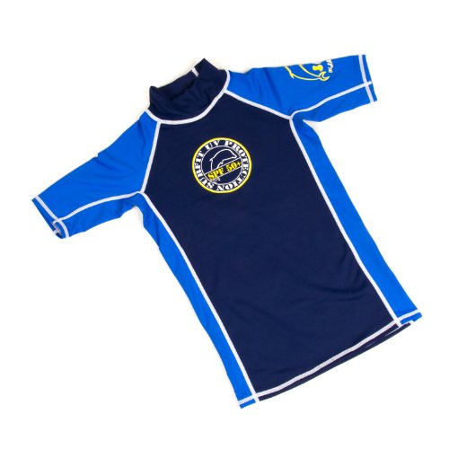 Surfit - Maglia a Maniche Corte da Bambina con Protezione UVP 50+