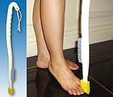LONG HANDLED FOOT WASH + TOE WASH SPONGE - FOOT BRUSH - DISABILITY BATHING AIDS