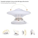Onoper Abnehmbar tragbar kabellos LED Nachtlicht Nachtleuchte mit Bewegungsmelder 360°Drehbarer USB Wiederaufladbar Sensorleuchte für Kinder Flur Treppen Küche Schlafzimmer - 6