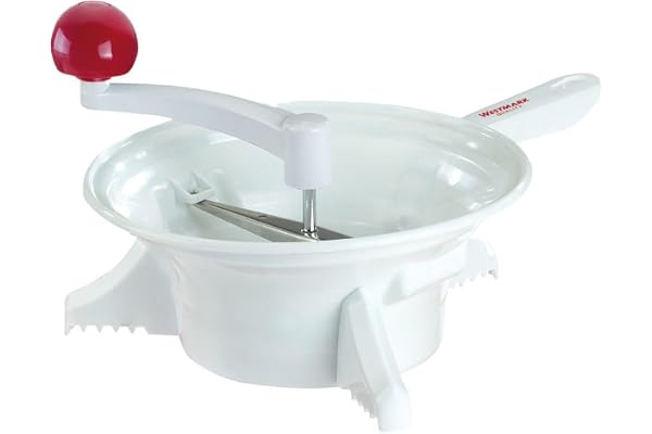 Westmark Food Mill, ø 23 cm, Högkvalitativ plast/Rostfritt stål, Vit/Röd, 11962260