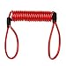Price comparison product image busirde Alarm Disc Lock Security Motorbike Motorcycle Wheel Disc Brake Reminder Spring Cable Anti-Theft Warning Rope