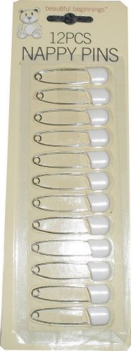 Beautiful Beginnings Nappy Pins 10 pack