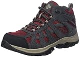 Revestimiento: Malla Columbia Canyon Point Mid Waterproof, Zapatillas de Senderismo para Mujer, Rojo (Marsala Red, Kettle 619), 36 EU